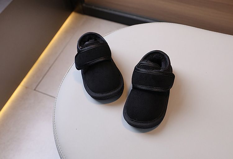 Botas de felpa para niños, zapatos grandes de algodón para la nieve para niñas, zapatos de invierno_voghion.com