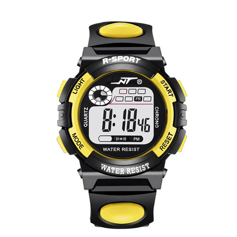 Kinder Multifunktionale Bunte Wasserdichte Student Elektronische Uhr 88-2_voghion.com