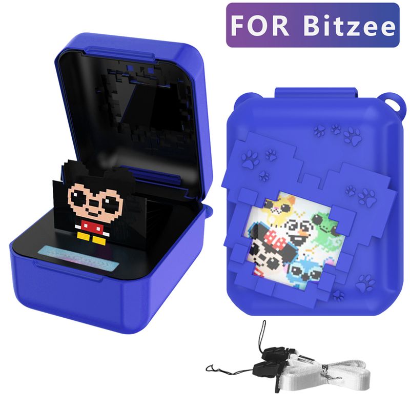 Silicone Cover Anti-Drop Holder Skin Protective Digital Pet Case For Bitzee's Virtual Electronic Pets_voghion.com