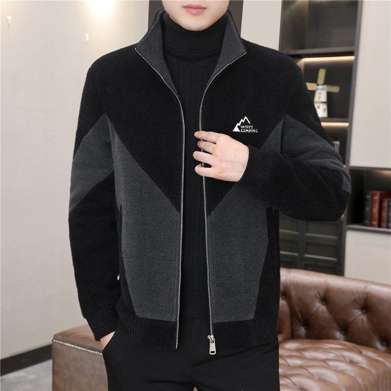 boy Boy Boy 2024 Autumn Winter Korean Style Men's Coat Short Versatile Fashion Woolen Jacket Stand Collar Blazer_voghion.com