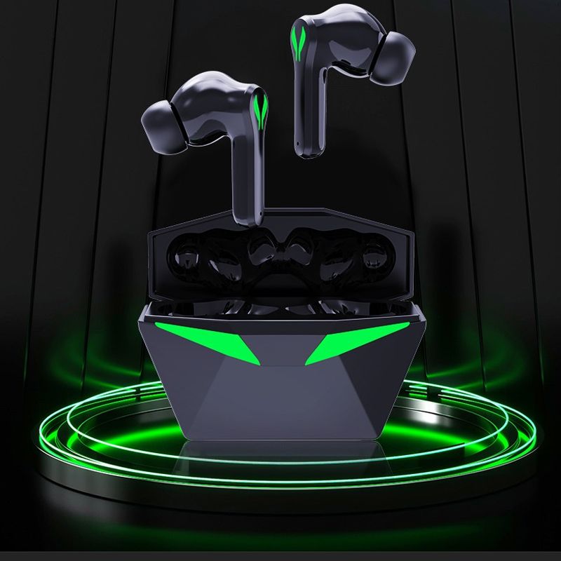 TWS Bluetooth Headphones LED Wireless Headphone 9D Stereo Sports Waterproof Earbuds Low Latency Gaming Headsets with Microphone_voghion.com