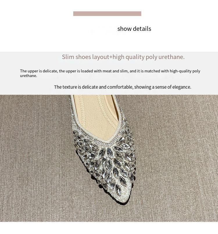 Soirée d'été femmes doux pointu chaussures pour femmes mode plat_voghion.com