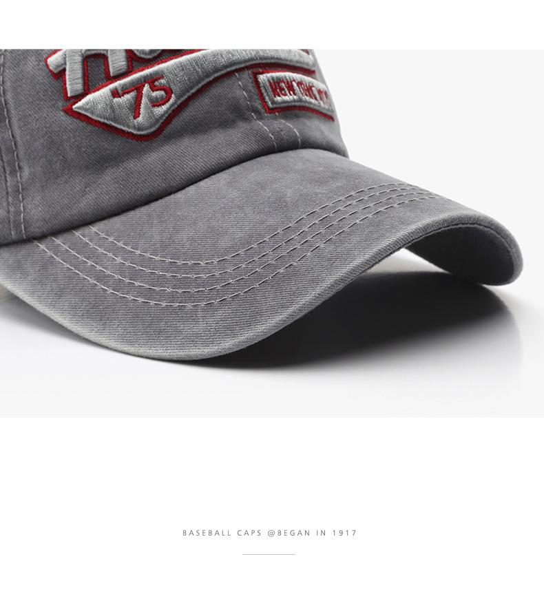 2022 verão feminino masculino boné de beisebol moda carta bordado snapback chapéu vintage lavado algodão unisex hip hop chapéu de sol_voghion.com