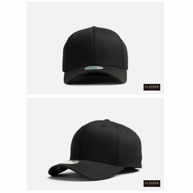 XL~2XL 60~63Cm Unisex Men Plain Stretch Fit Spandex Baseball Cap Trucker Hats_voghion.com