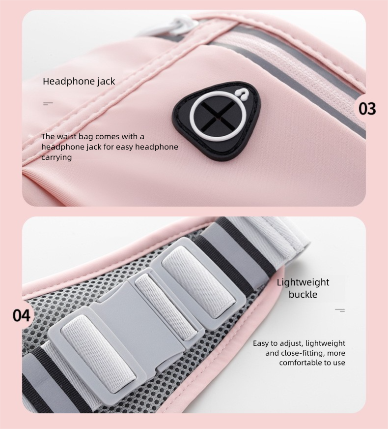 Oudu Sports Hüfttasche für Laufen, Handy, Unisex, Outdoor-Ausrüstung, wasserdicht, unsichtbar, neue Mini-Gürteltasche_voghion.com