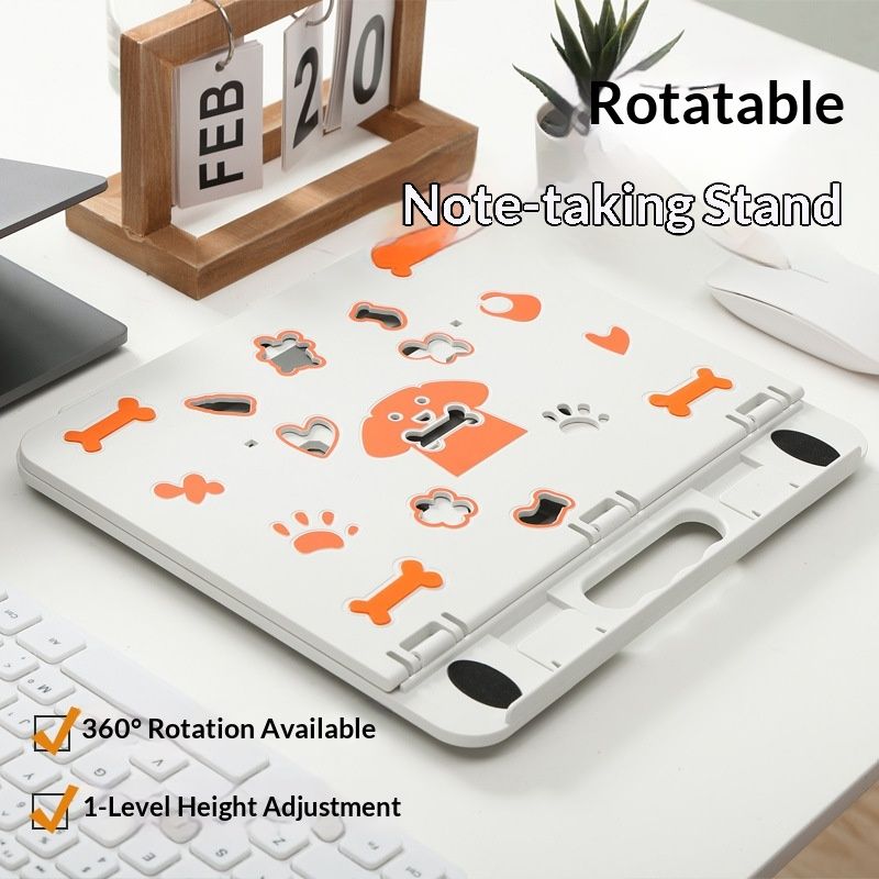 Supporto per laptop NeoGear Cartoon con regolazione dell'altezza, supporto girevole per ufficio e scrivania, previene l'affaticamento del collo per gli studenti_voghion.com