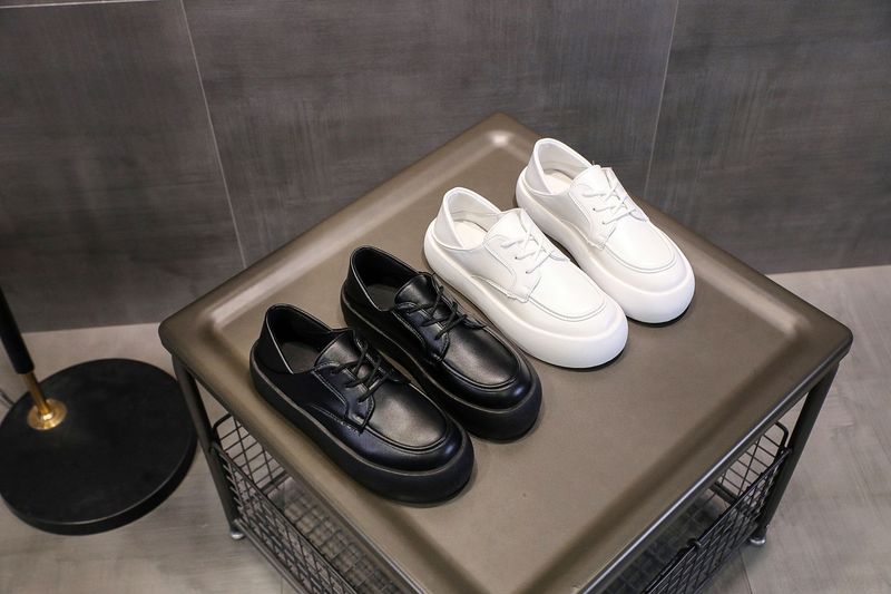 Nurse thick soled white new spring and autumn round toe lace up rubber outsole, comfortable work sh, casual single_voghion.com