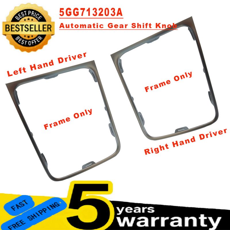 Left/Right Driver Hand Surround Trim For VW 7 7.5 Golf R Automatic DSG Gear Shift Knob Lever Frame Bracket 5GG713203A_voghion.com