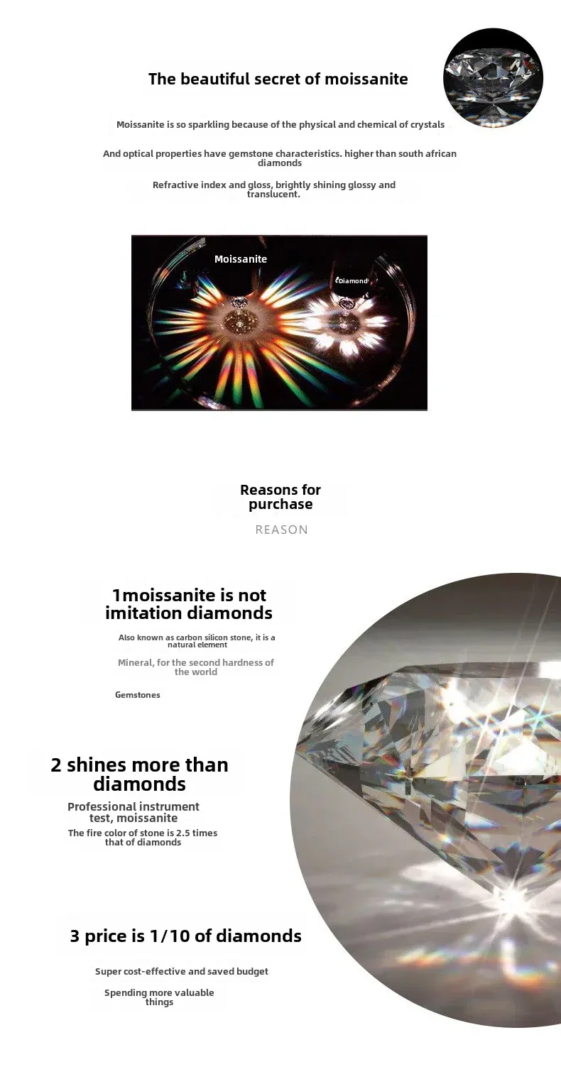 Heiße Verkäufe PT950 Platinum Dynamic Diamond Light Niche Zertifikat kommt mit Halskette_voghion.com