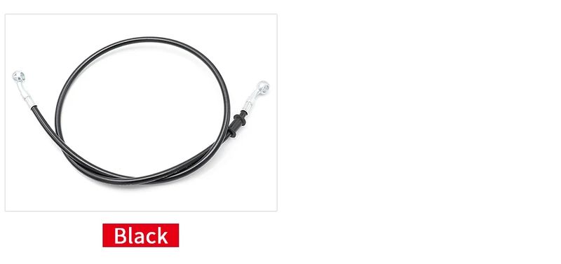 Tubo idraulico per motocicletta Tubo flessibile universale per frizione da corsa Tubo flessibile per olio Cavo freno in acciaio Testa banjo Entrambi i lati 28 °_voghion.com
