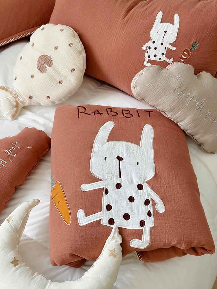 Cuscino in filato stropicciato a forma di nuvola in stile scandinavo per culla, cameretta dei bambini, in cotone, per camera da letto_voghion.com