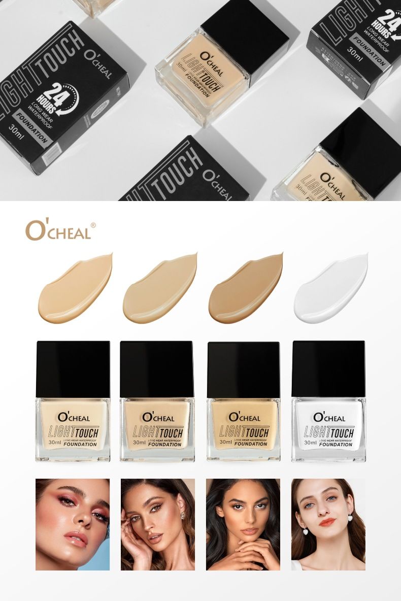 O'CHEAL Petite bouteille carrée de liquide changeant de température Évitez les crèmes pour le visage épaisses, tapotez doucement et absorbez avant d'appliquer_voghion.com