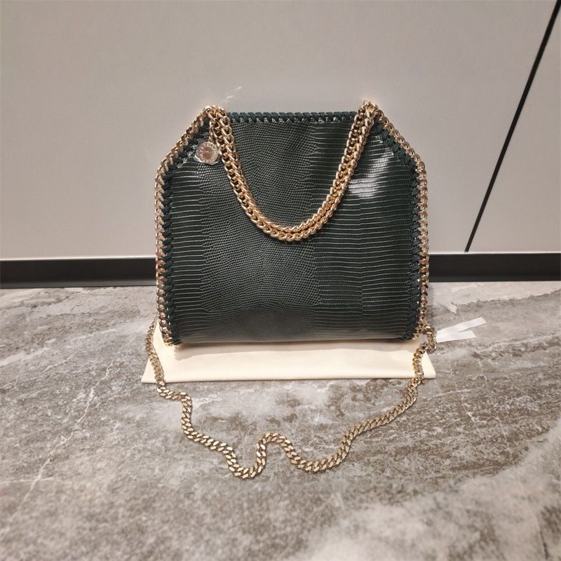 Neue Mode Leder PVC Eidechsenmuster Unterarm Handheld Einkaufskette Einzelne Schulter Umhängetasche_voghion.com