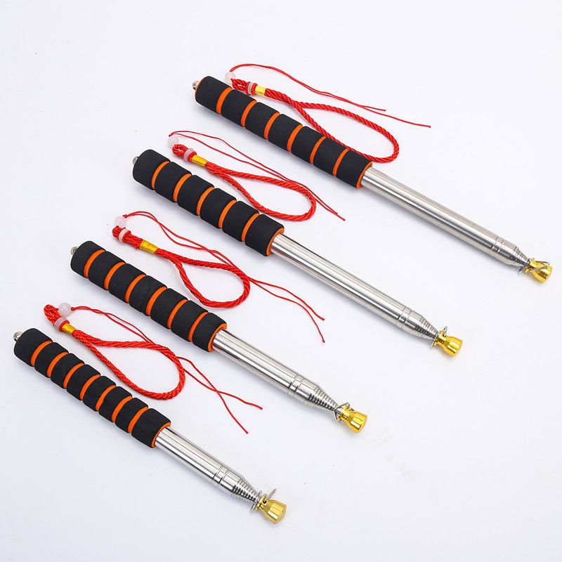 Golden Head Bold Guide Fahnenmast Schwamm Abdeckung Outdoor Teleskop Pointer Outdoor Edelstahl Baton_voghion.com
