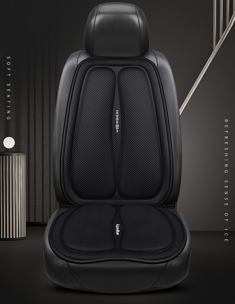 Auto Atmungsaktive Kissen Verdicken Universal Weiche Rutschfeste Sitz Abdeckung Auto Ice Silk Matten Pad Komplette Set_voghion.com