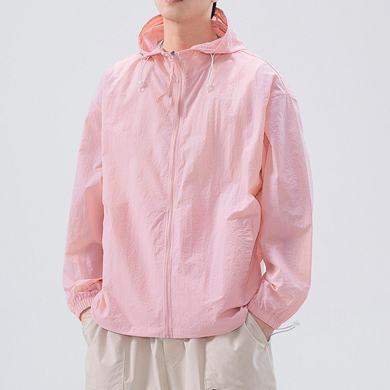 Ropa ligera de seda helada para exteriores de calidad inmejorable para hombre en verano 2025, con protección solar UPF50+ y transpirable._voghion.com