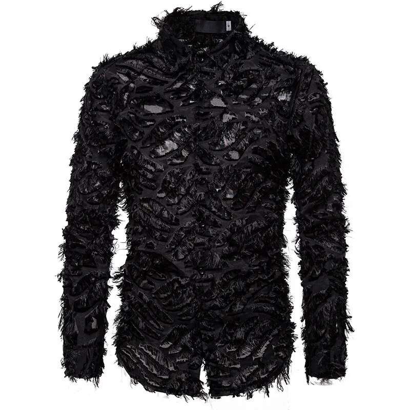 Camicie da uomo punk alla moda a maniche lunghe per la primavera e l'autunno 2024_voghion.com