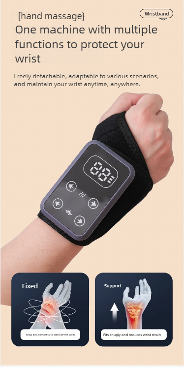 Cross-Border Electric Heating Brace Home Massager Warm Hand Therapy Heat Pain Relief Rehabilitation Wrist Ankle_voghion.com