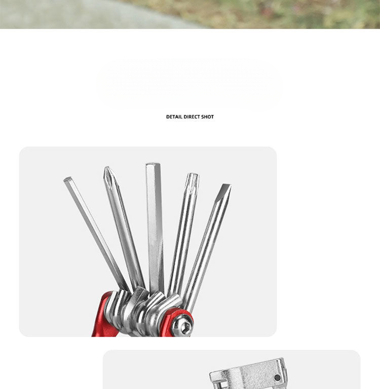 Xiqizhe Bicycle Kit 11-in-1 Mountain Road Bike Multi-Function Folding Repair Set_voghion.com