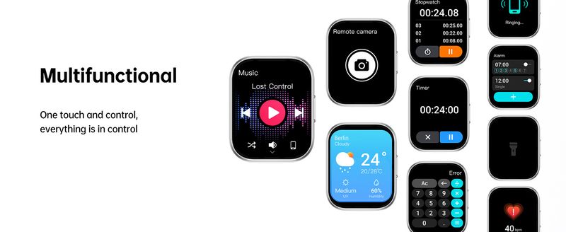 Reloj deportivo inteligente BT103 con Bluetooth, control del ritmo cardíaco y del sueño, para exteriores, 2025_voghion.com