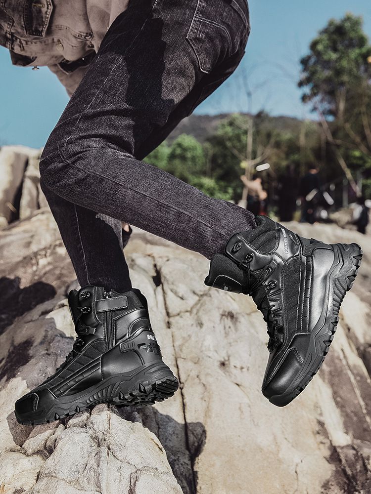 Scarponi da combattimento da uomo, scarponi da deserto, scarponi da trekking_voghion.com