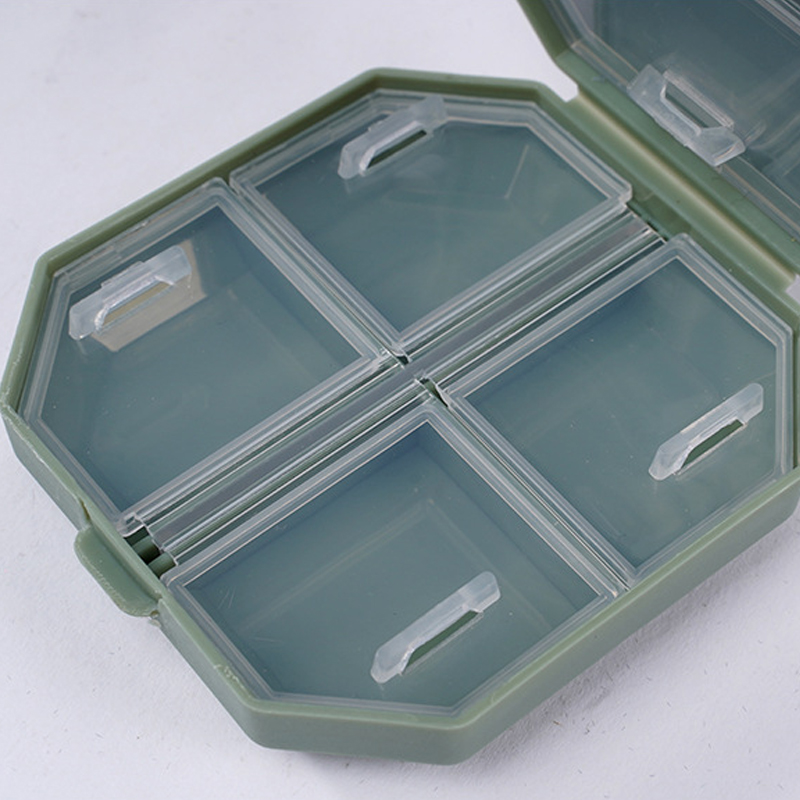 Pill 6 Grids Box Organizer Portable Travel Pills Case Tablets Drug Vitamin Capsule Holder Double Dustproof s_voghion.com