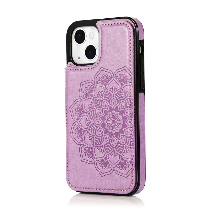 Étui en cuir gaufré pour iPhone 14, 13, 12, 11 Pro, XS, X Max, XR, 8, 7 Plus, SE 2020, 2022, coque antichoc de luxe_voghion.com