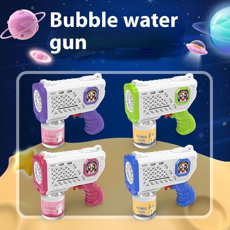 Machine à bulles à gros trous entièrement automatique pour enfants Space Ø Pistolet à eau Jouet de plage_voghion.com