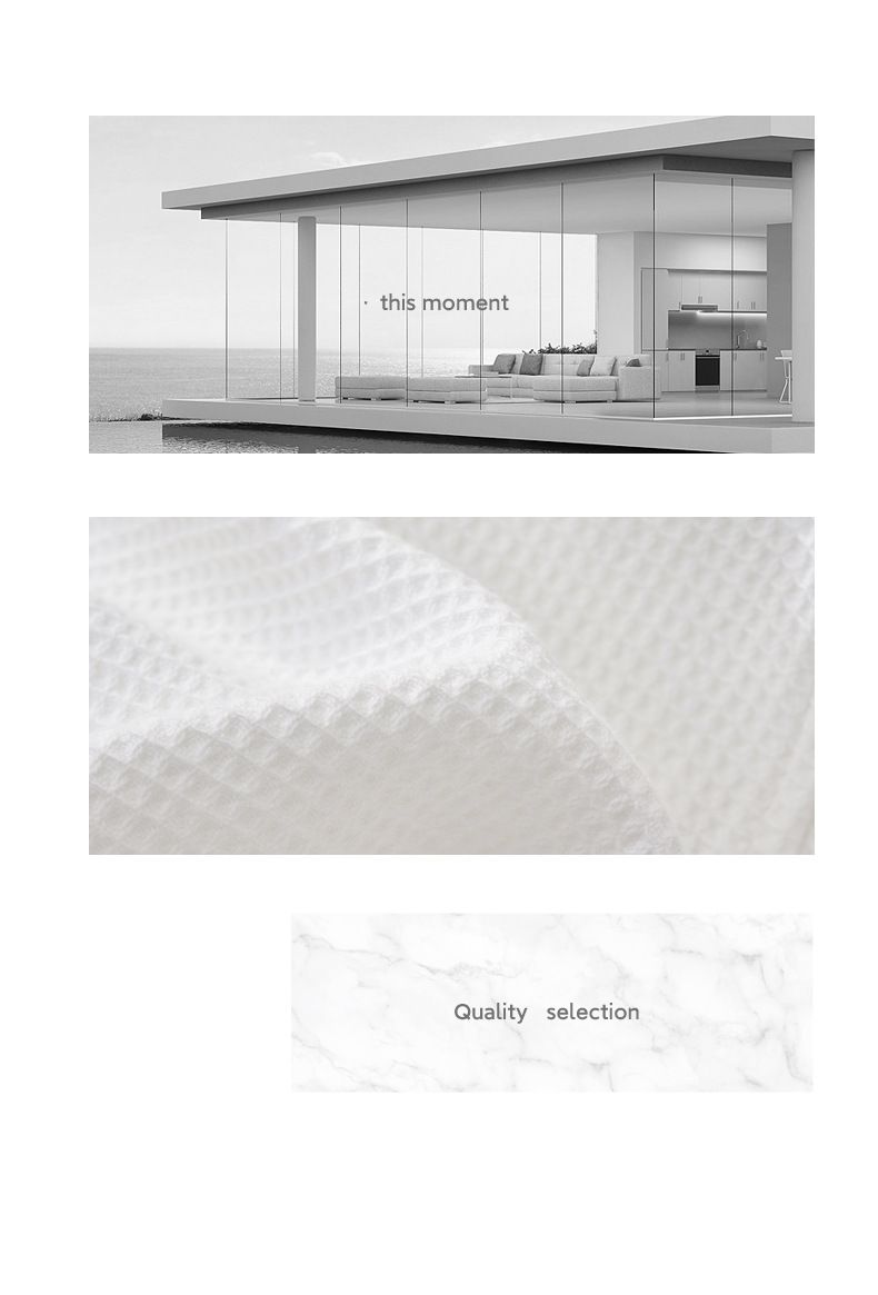 Mingke 100% Cotton Waffle Weave Bathrobe – Unisex All-Season White Spa Robe For Hotels & Home, One-Size Fits Most_voghion.com
