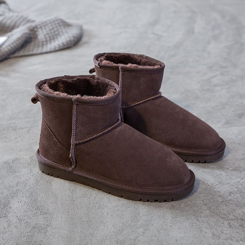 2025New Australian XLL А UG leather learning short men's and women's snow boots for winter_voghion.com