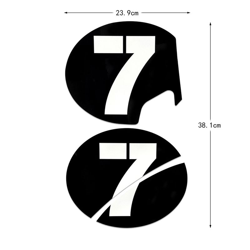 Suitable for Vespa Vespa car body modification GTS300 GTV no. 6 waterproof decals_voghion.com