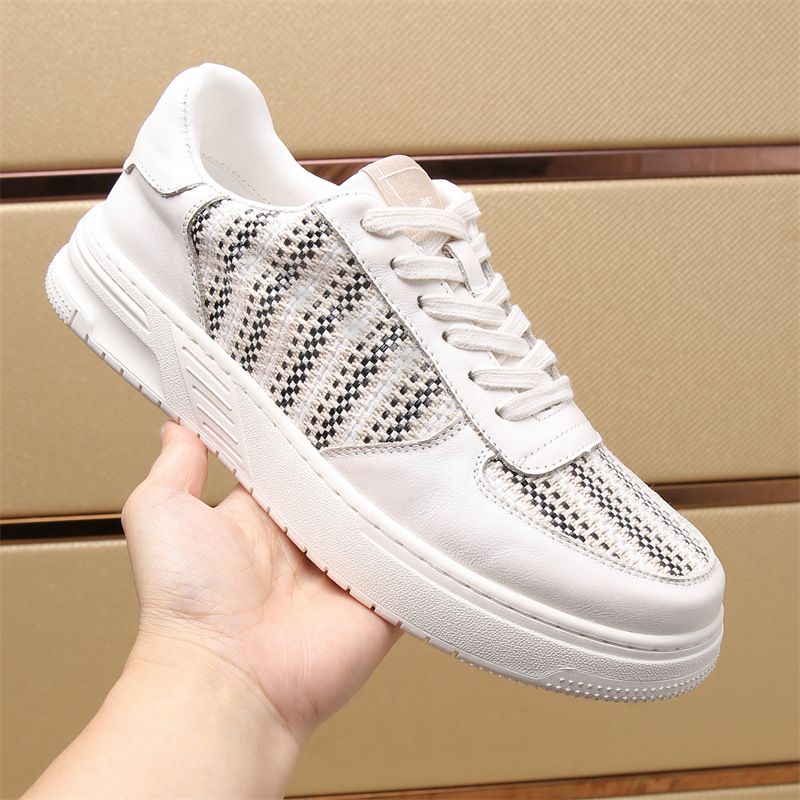 Scarpe casual da uomo in vera pelle, di lusso, di alta qualità, traspiranti, con suola spessa, nuove e alla moda, 2025_voghion.com