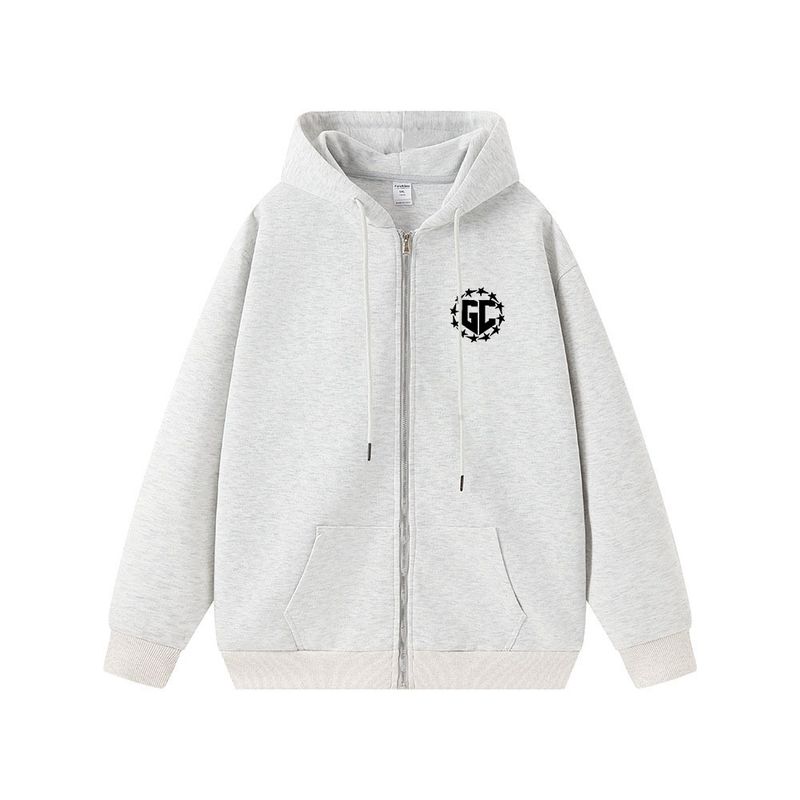 Ropa para hombre 25 Sudadera gruesa para hombre, estilo primavera y otoño, estilo americano, doble capa, versátil, color sólido, chaqueta con capucha de marca de moda_voghion.com
