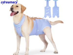 Kirurgiskt set för hund, återhämtningsset för husdjur, kirurgiskt set för hundsterilisering, bandageform, enkla postoperativa kläder, för steriliserade hudåkommor_voghion.com
