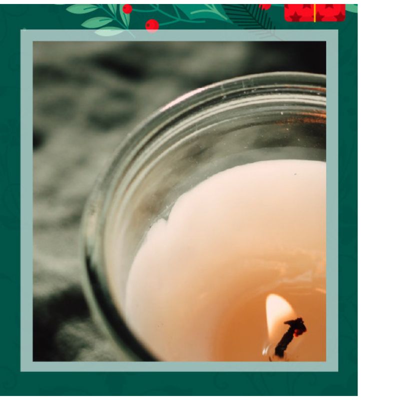 Candela profumata di Capodanno, regalo fatto a mano, fai da te_voghion.com