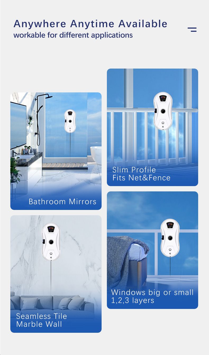 Direct Cleaner Water Spray Model Smart Window Robot RZ1-11 Glass Cleaning 14s_voghion.com