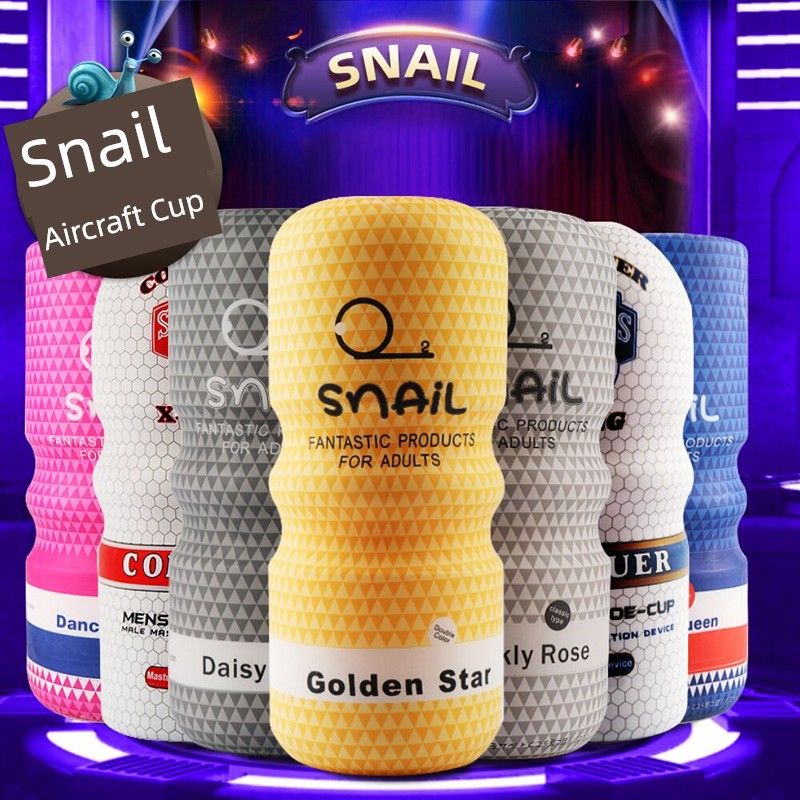 Masturbator masculin cu sticlă de avion Diose, manual, cupă amuzantă cu melc_voghion.com