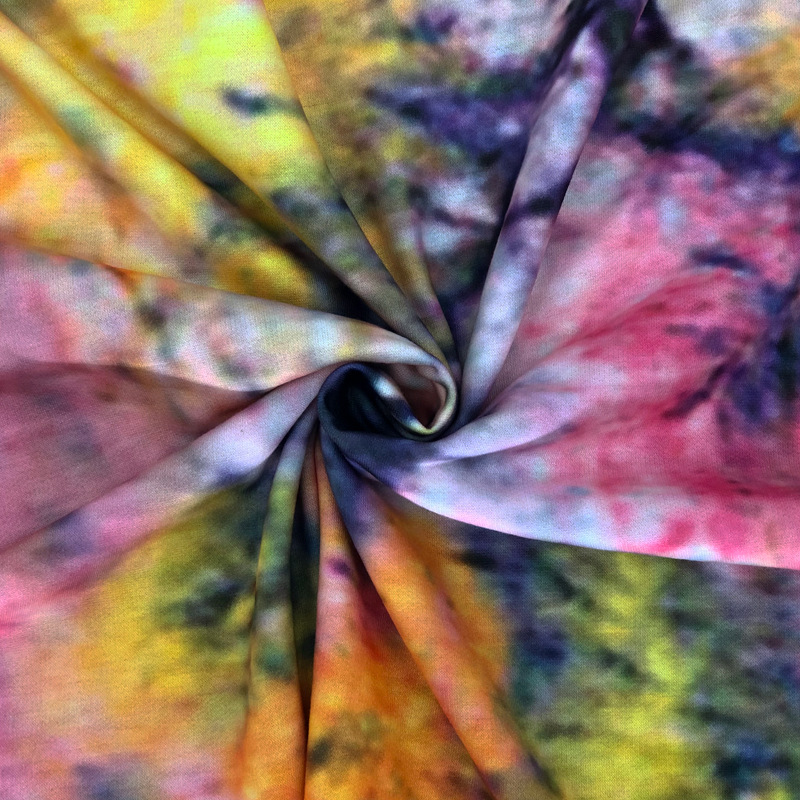 Costume deux pièces décontracté pour femmes, imprimé tie-dye, mode, grande taille, grande taille_voghion.com