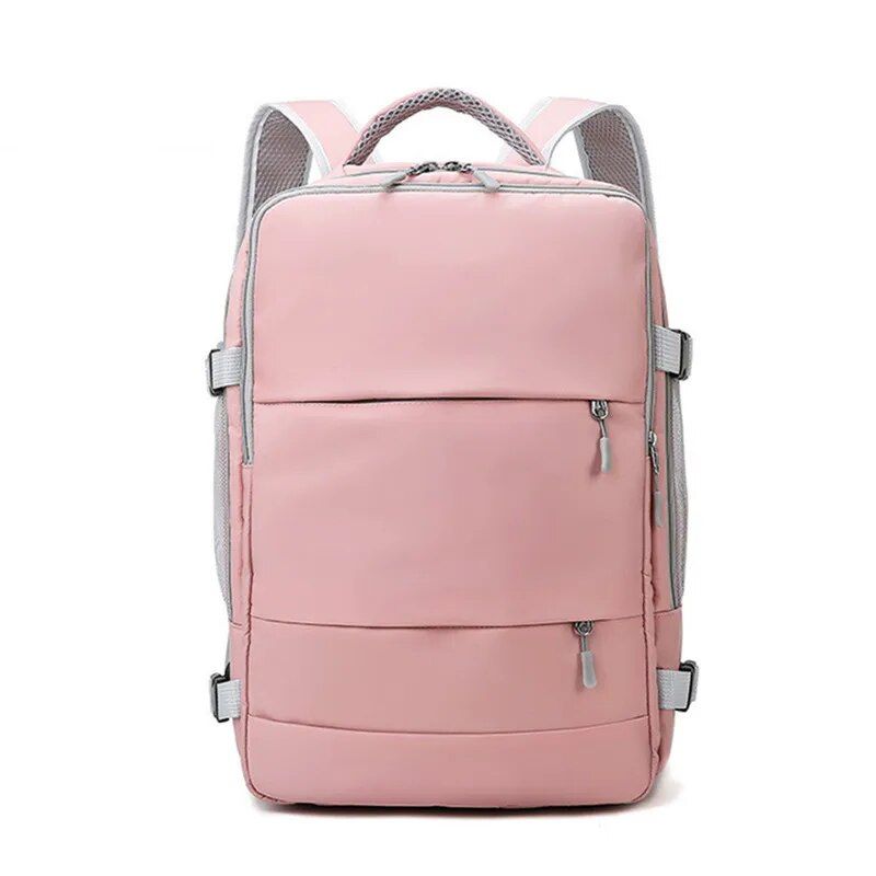 Zaino da viaggio per donna, impermeabile, per ragazze adolescenti, con ricarica USB, per computer portatile, con tracolla grande, borsa per scarpe 2024_voghion.com