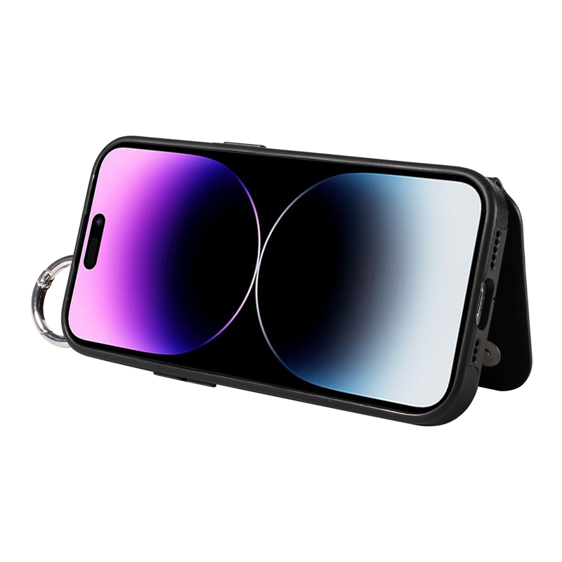 Portafoglio magnetico anti goccia anello di sollevamento custodia in pelle per iPhone 15 14 Max 13 Mini 12 Pro 11 SE 2020 X XS XR_voghion.com