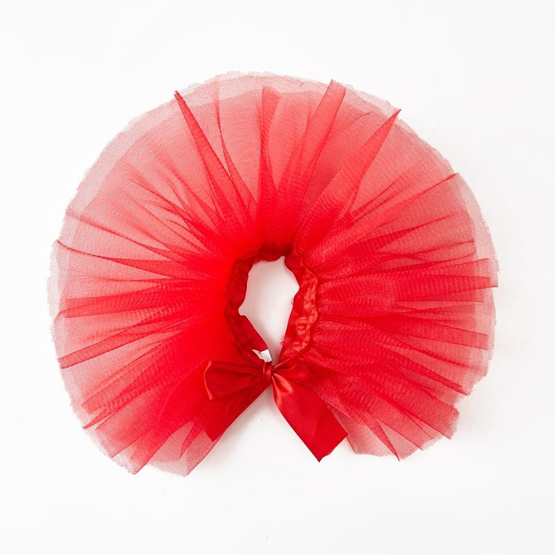 Neu Haustier TUTU Glänzender Tüll Krawatte Hundekostüm Halbrock_voghion.com