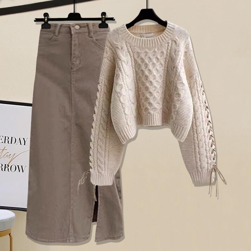 Vêtements pour femmes, pulls amples pour femmes pour réduire l'âge et paraître minces, jupes, costumes deux pièces_voghion.com