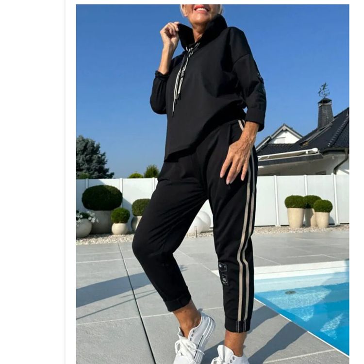 Minimalist Ribbed Knit Set – Long-Sleeve Top & Wide-Leg Pants (S-5XL, 6 Neutral Tones)_voghion.com