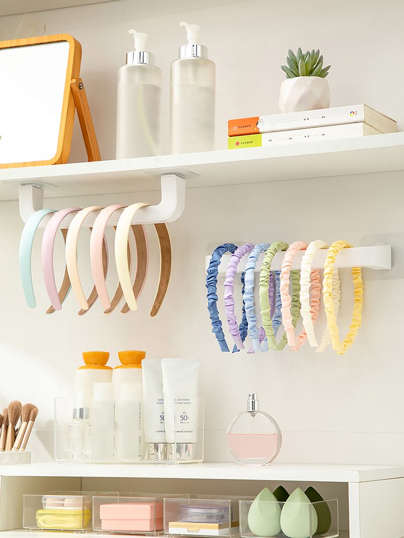 Household Hair Loop Head Rope Storage Rack, Non Punching Multifunctional Hook, Dormitory Seamless Storage Rack_voghion.com