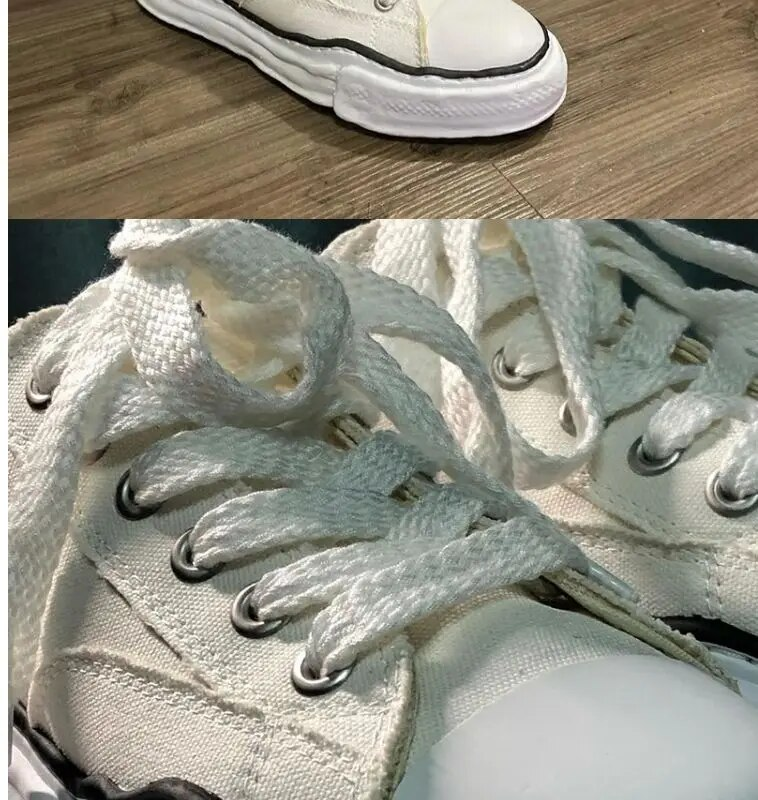 Uusi suunnittelija mmy maison mihara yasuhiro alkuperäinen peterson sohle niedrige seite leinwand schuh wowomens für frauen skate_voghion.com
