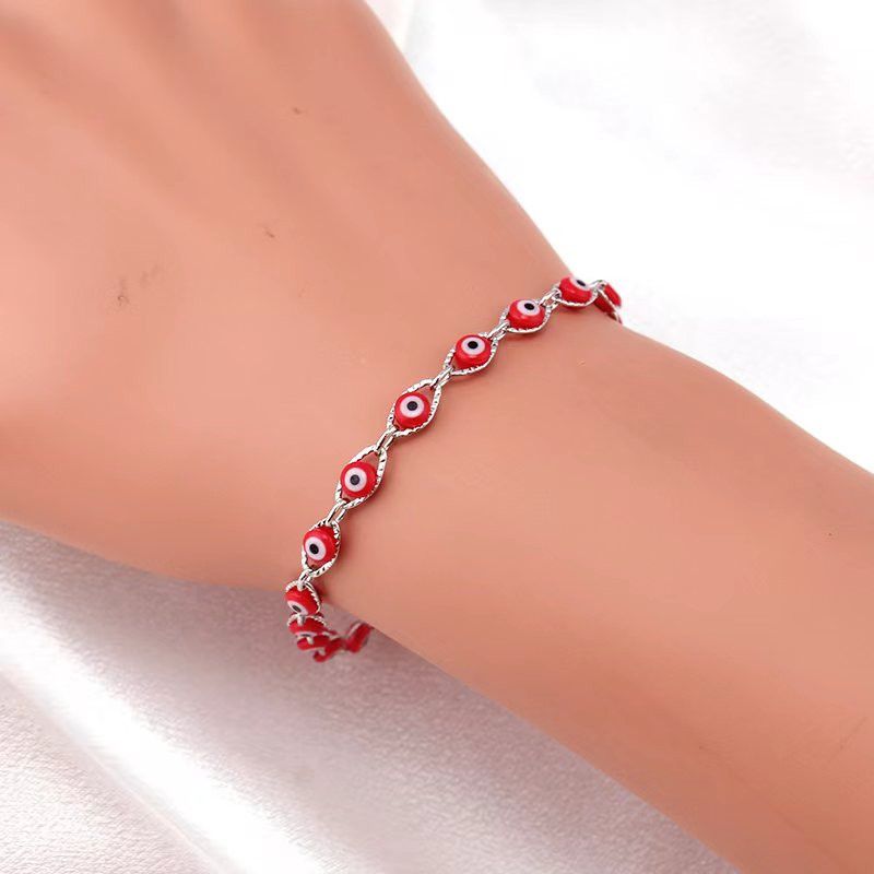 New Devil's Eye Anklet Simple Fashion Street Style Women's Beach Leg Chain High-end Jewelry_voghion.com