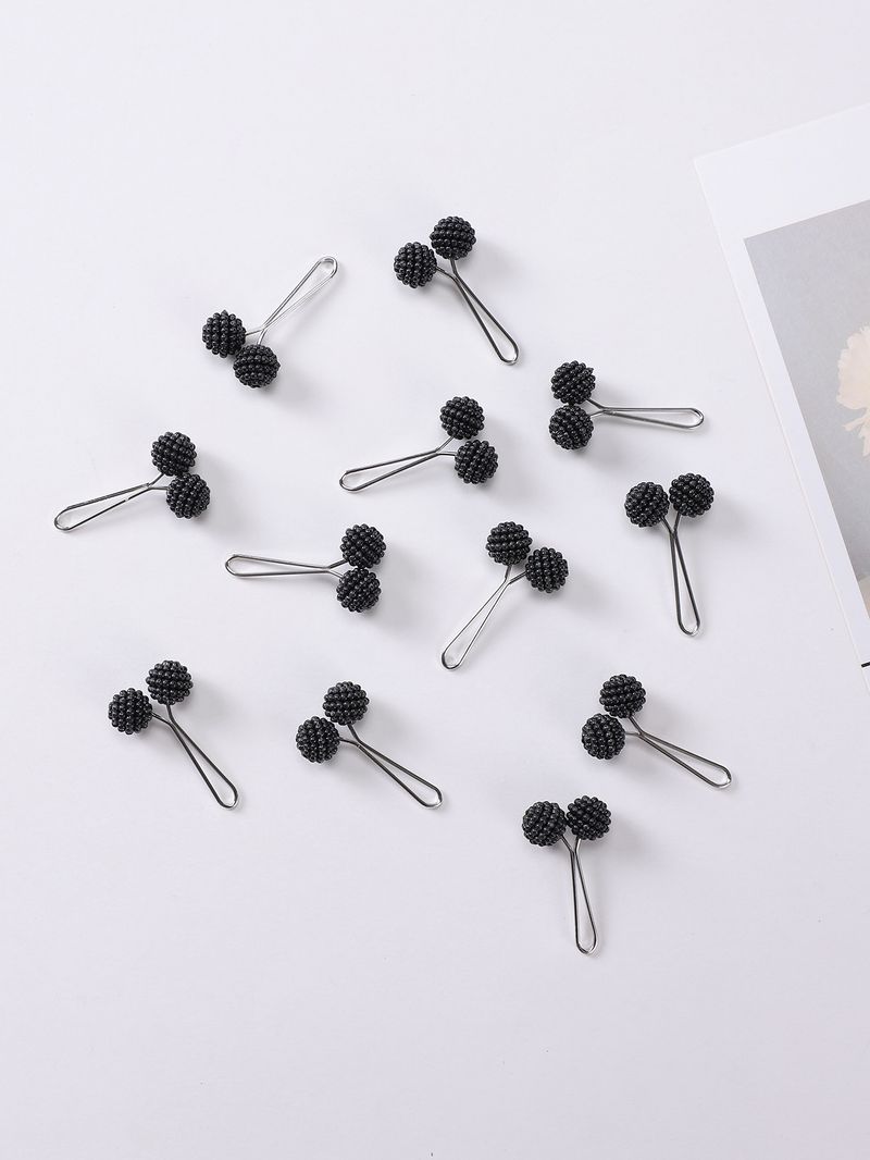 Fermagli per sciarpe a forma di U per donna - Fermagli per sciarpe con perline in argilla morbida e design geometrico, fermagli universali per avvolgere il collo (ZK114)_voghion.com