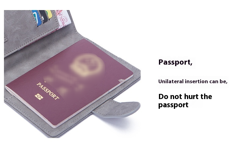 Uus RFID-passi kott lihtsa pandla ja multifunktsionaalse identifitseerimiskotiga meestele ja naistele välismaal reisides_voghion.com