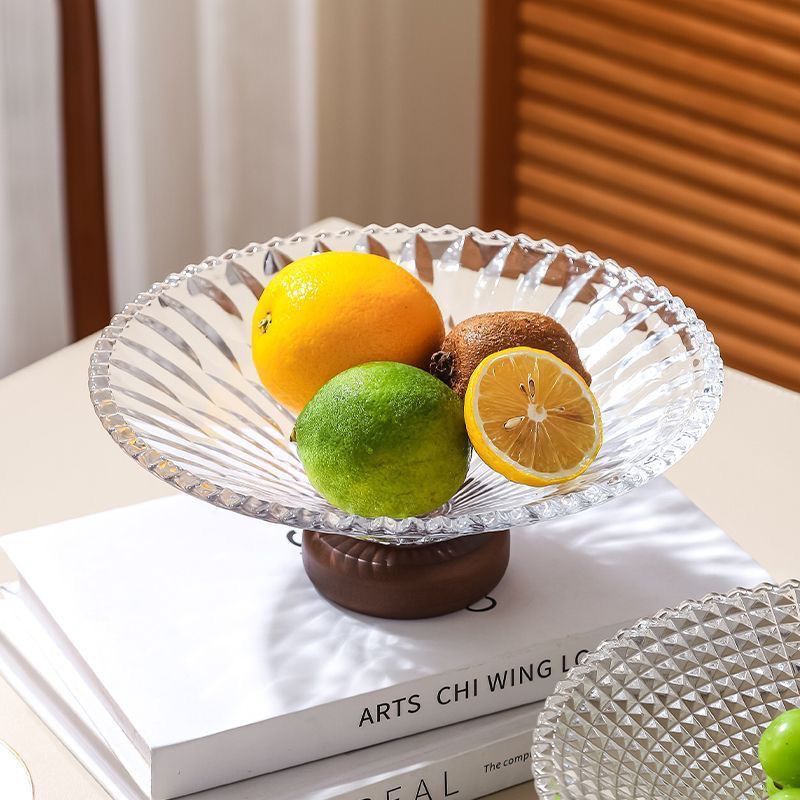 Grande piatto di frutta semplice per soggiorno, uso domestico, stile francese, tavolino da caffè di alta qualità, snack di alto aspetto_voghion.com