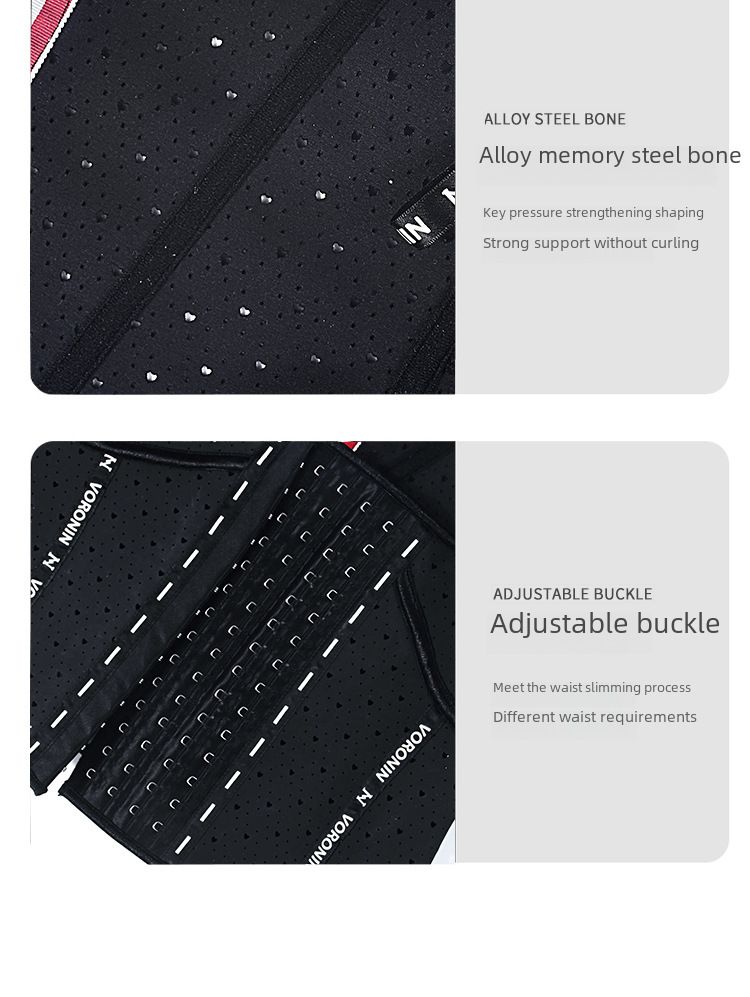 Cintura addominale post-partum in lattice di maglia di VORONIN 11 Bone Love migliorata_voghion.com